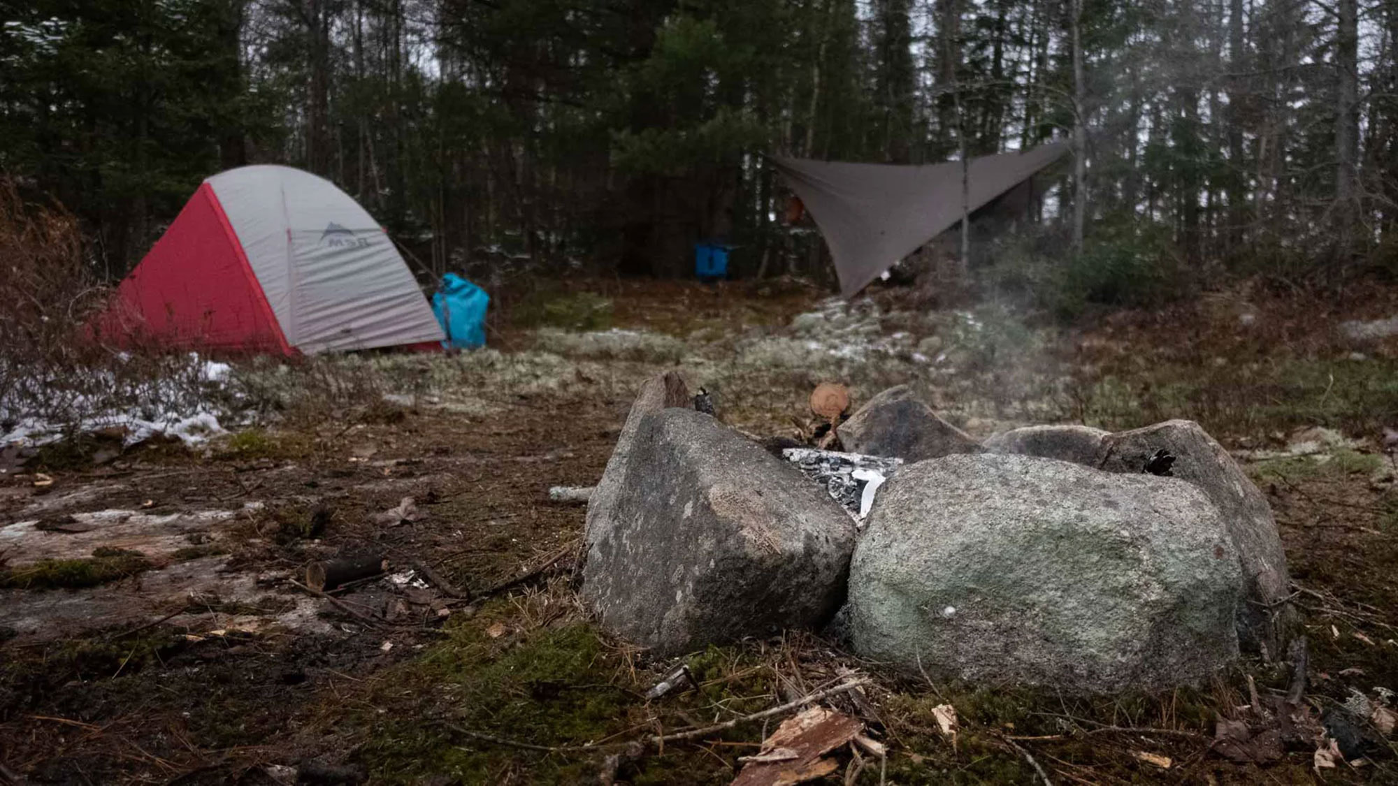 backcountry campsite