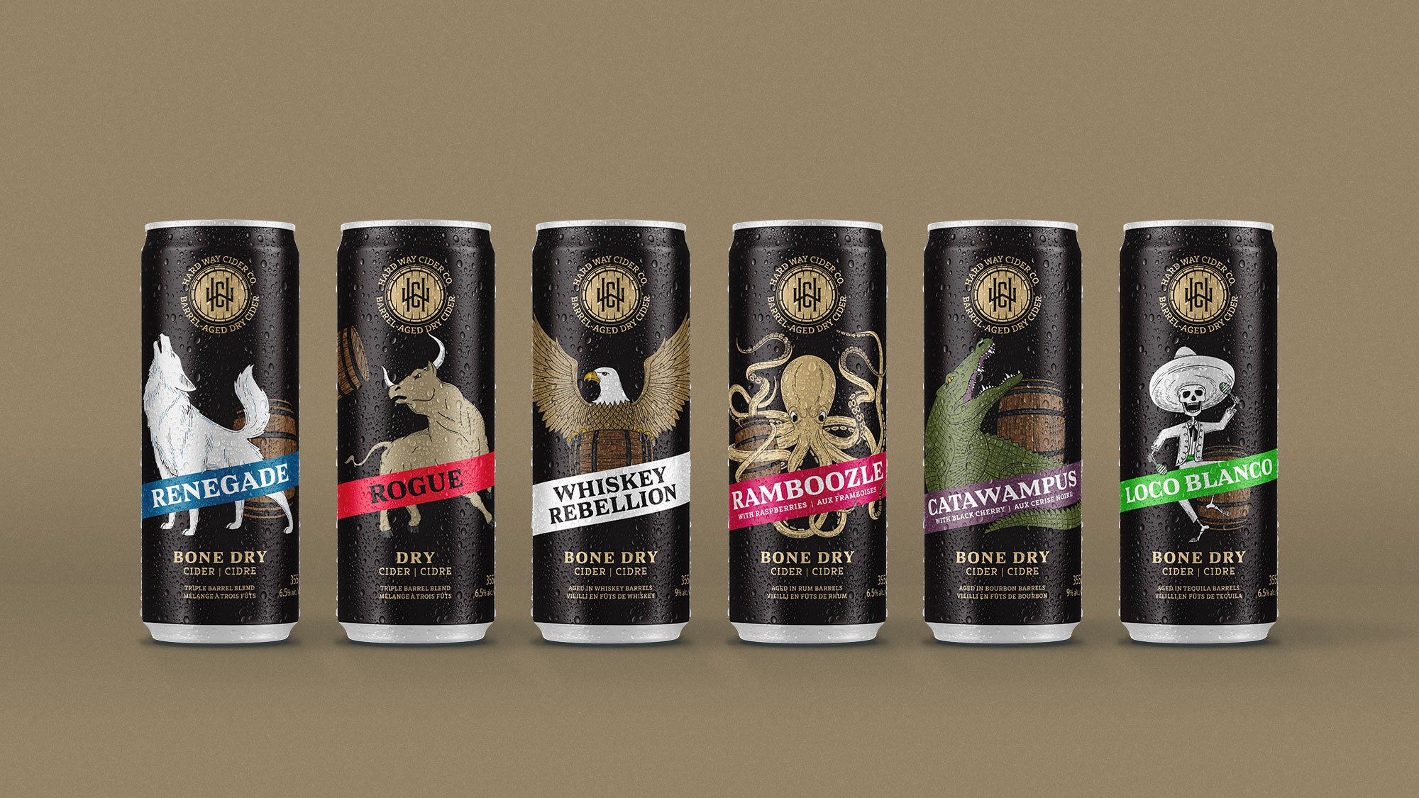 hard way cider cans